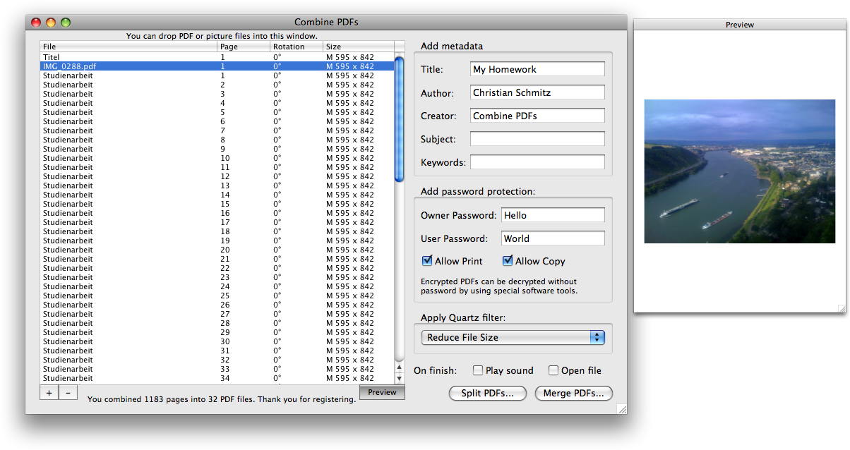 how to consolidate photos in a zip file on a mac